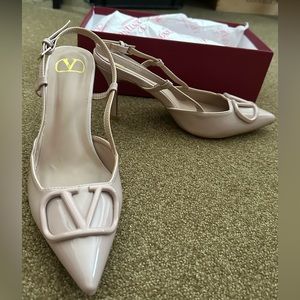 Valentino inspired nude classic heels